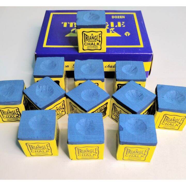 Triangle Blue Billiard Chalk / Tisa ng Bilyaran Lazada PH