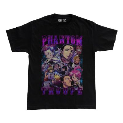 เสื้อยืด แบบหนา ลายการ์ตูนอนิเมะ Hunterxhunter Genei Ryodan Hunter X Hunter Phantom Troupe