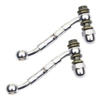 2X Motorcycle Hydraulic Brake Oil Hose Connector Modification Extension Tubing for Honda Yamaha Kawasaki KTM Ducati