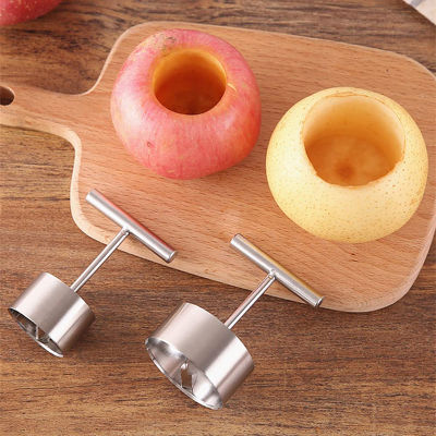 【Shanglife】Stainless Steel Fruit Core Puller Apple Pear Corer Household Steon Pear Mold Corer