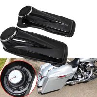 6.5มอเตอร์ไซค์ Inch Saddlebag ฝาปิดลำโพงเสียงครอบคลุมสำหรับ Harley Touring Street Electra นักบิดเจ้าถนน2014-2021 2015 2016