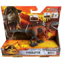 ในสต็อก Mattel GWN18 Jurassic World Army Pyroraptor Extreme Damage ไดโนเสาร์ /Battle Scars Action ปุ่ม Movable Joints Figure