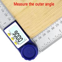 ☂▦❀ 0-200mm 8inch Digital Protractor Inclinometer Goniometer Level Measuring Tool Electronic Angle Gauge Stainless Steel Angle Ruler