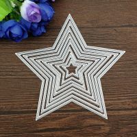 8pcs/set Basic Stars Cutting Dies Carbon steel Scrapbooking Decorative Paper Cards