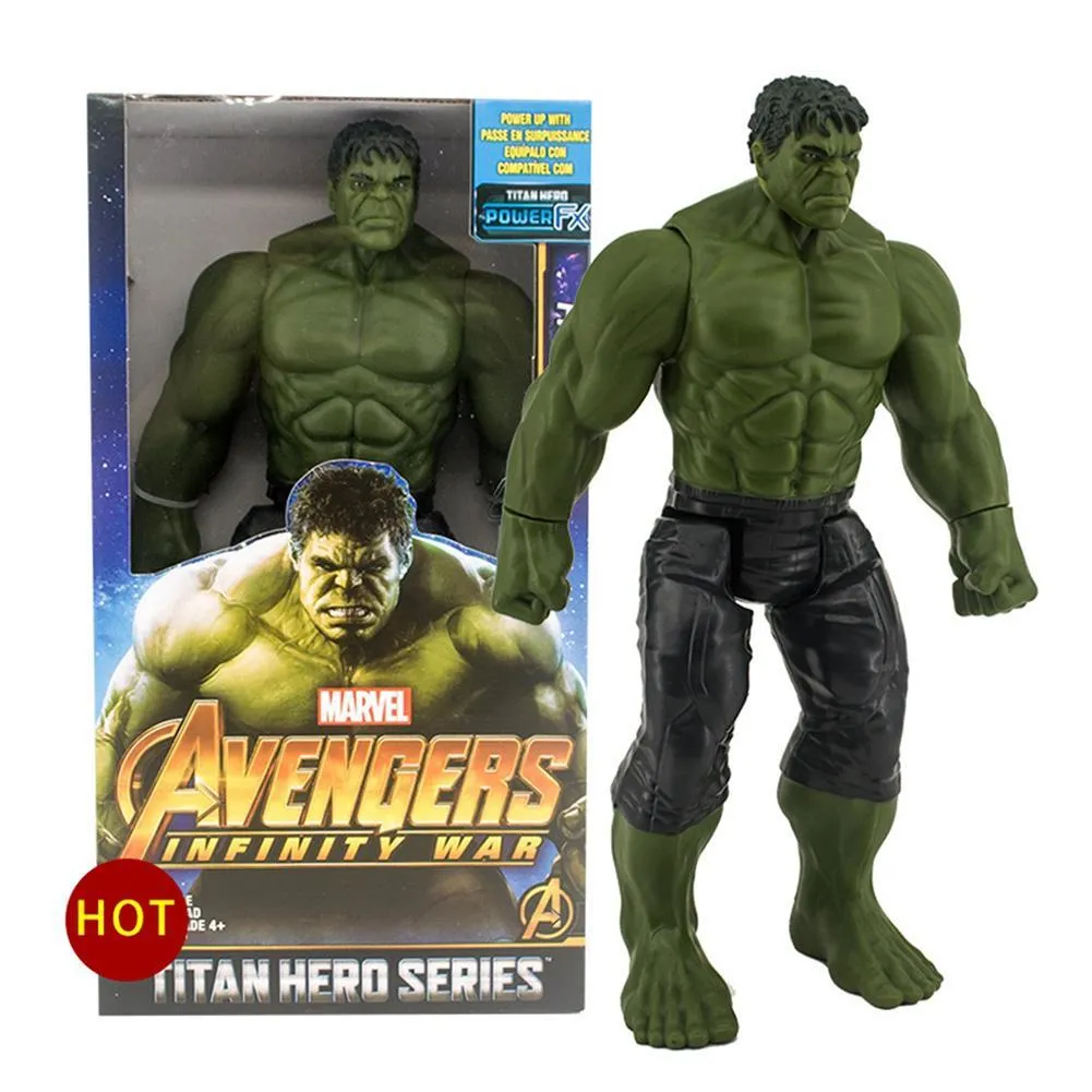 Chinatera] 30cm Tik Tok Marvel Avengers: Endgame 4 Hulk Iron Man Movie  Anime Character Cartoon Personalized Doll Hand-made Model for Kids | Lazada