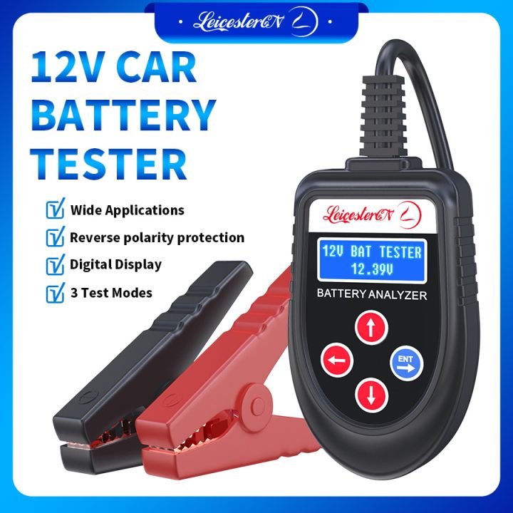 LST 12V Battery Tester Analyzer Automotive Battery Meter Car Battery ...