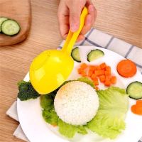 ✶✵ Rice Scoop Mold Non-stick DIY Sushi Mold Rice Ball Spoon Premium Half Round Rice Cooker Congee Spoon Kitchen Accessory ложк