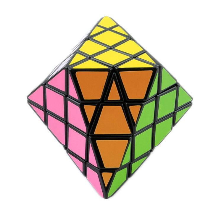 diansheng-พีระมิดแปดเหลี่ยม8มุมสำหรับเด็กของเล่นเพื่อการศึกษาลูกบาศก์มายากลโหมดรูปร่าง4x4ของเล่นปริศนา