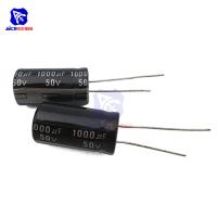 10PCS/Lot Redial Lead Aluminum Electrolytic Capacitor 50V 1000uF Capacitance 13*21mm Low ESR Electrolytic Capacitor Electrical Circuitry Parts