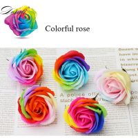 16PCS/Box Soap Floral Gift Flower Petal Artificial Rose Decor Ornament Party ValentineS Day Decorating Holding Flowers