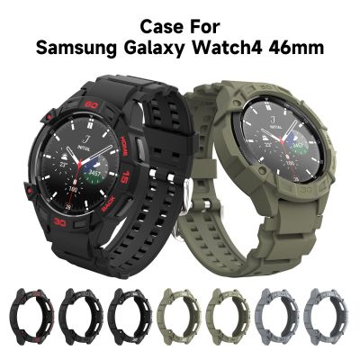 TPU Soft Protective Cover For Samsung Galaxy Watch 4 Classic 46mm Smart Watch Shell Protector Case Band Charger Accessories