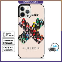 Alice and Olivia 3 Phone Case for iPhone 14 Pro Max / iPhone 13 Pro Max / iPhone 12 Pro Max / XS Max / Samsung Galaxy Note 10 Plus / S22 Ultra / S21 Plus Anti-fall Protective Case Cover