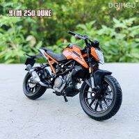 Bburago 1:18 250 KTM Duke Factory Edition,โมเดลรถของเล่นรถมอเตอร์ไซค์สำหรับสะสม