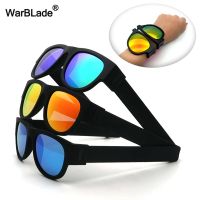 WarBLade Vintage Polarized Folding Sunglasses Men Women Sport Foldable Wristband Shades  Sun glasses Wrist Eyewear UV400 Cycling Sunglasses