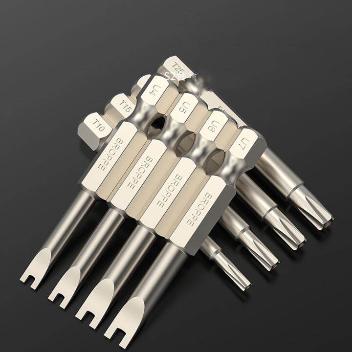 cw-1-4-quot-shank-magnetic-bits-torx-square-triangle-u-y-shaped-screwdriver-s2-alloy-steel-hardness-magnetism-hot