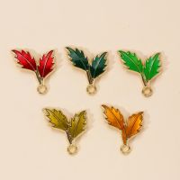 【YF】◇  10Pcs 5 Colors Enamel Jewelry Charms Drop Pendant Earrings Men Accessories