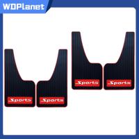 แผ่นบังโคลนล้อรถยนต์ WDPlanet มีสกรูอุปกรณ์ติดตั้งง่ายแผ่นกันโคลน4ชิ้น