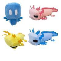 ตุ๊กตา Plushie Axolotl สัตว์นุ่มยัดไส้ตุ๊กตาหนานุ่มการ์ตูนเกมน่ารักเด็กผู้ใหญ่ตกแต่งบ้านของขวัญวันเกิด