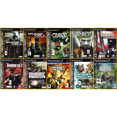 Tom Clancys Splinter / Rainbow Six / Splinter Cell ทุกภาค PS2  ทอมเครซี่ สปิ้นเตอร์เซล Playstation 2