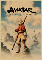 【SALE】 nancarenko1977 Avatar Airbender ล่าสุด Aang Katara การ์ตูนคราฟท์โปสเตอร์และพิมพ์ Wall Art ภาพวาดภาพผนังสำหรับห้องนั่งเล่นตกแต่งบ้าน