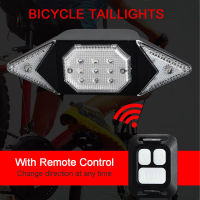 Bicycle Lights Rechargeable Turning Signal Taillight Mtb Bike Lighting Lantern Flashlight Warning Lamp Cycling Accessories