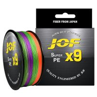 ยี่ห้อ JOF X9ถักเอ็นตกปลายาว300เมตร/100เมตรเส้นผ่าศูนย์กลาง0.14มิลลิเมตร-0.4มิลลิเมตรลวด PE 20-805lb ถักเอ็นตกปลาลวดสายตกปลา