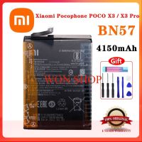 แบตเตอรี่ 100% Original Xiao mi BN57 5160mAh Phone Battery For Xiaomi Pocophone X3 Poco X3 Pro Batteries **แบตเตอรี่รับประกัน 3 เดือน**