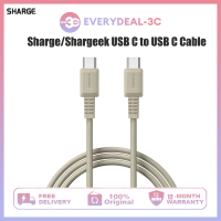 Shargeek/shargeek USB C เพื่อ USB C สายชนิด C สายชาร์จสำหรับอย่างรวดเร็ว MacBook,iPad,Samsung,พิกเซล,สวิตช์ฯลฯ (3.9ft 100W)