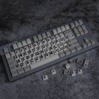 Keycaps Keycaps Keycap ย้อนยุคตัวละครใหญ่ PBT Dye-Sub เชอร์รี่โปรไฟล์ Keycaps ที่กำหนดเอง