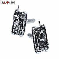 SAVOYSHI Fashion Tanks Cufflinks for Mens Shirt Cuff bottons high quality Novelty Paint Cufflinks Brand Jewelry Wholesale