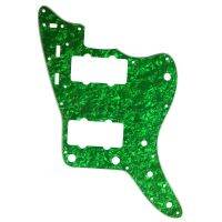 【On Sale】 Al-Kitaab Pleroo Custom กีตาร์ Pickgaurd-สำหรับ Jazzmaster สไตล์กีตาร์ Pickguard เปลี่ยน,4ชั้นสีเขียว Pearl