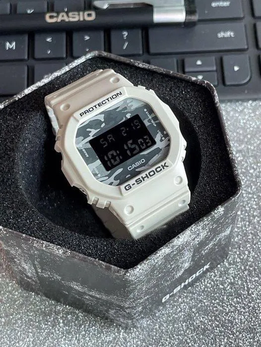 OFFICIAL WARRANTY) Casio G-Shock DW-5600CA-8 Digital Camouflage