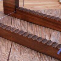 Wood Vinyl Record Storage Holder Stacks up to 20 Albums Wood Stand with Clear Acrylic Ends Modern Portable Record Racks
