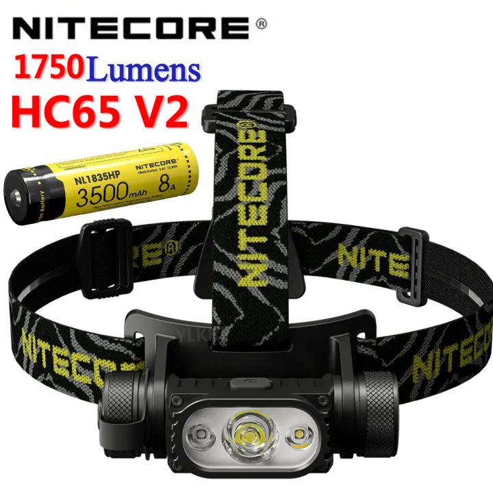 The Latest Nitecore Hc V Three Light Source Metal Headlight The Main Light Adopts Luminus