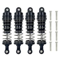 4Pcs Metal Front and Rear Oil Shock Absorber Metal Shock Absorber Shock Absorber for MJX H16 16207 16208 16209 16210 1/16 RC Car Upgrades Parts 1