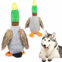 Funny Pet Toy Duck Shape Chew Toys For Dogs Squeaker Puppy Squeak Molar Teeth Dog Rope Toy Interactive Training Dog Accessories Toys