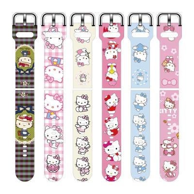 Watch Strap for Samsung Kawaii Hellokittys My Melody Cute Anime Cartoon Series 20 22 Mm Silicone Bracelet Wrist Band Watch Bands