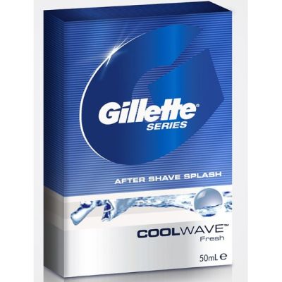 Gillette Series Cool Wave After Shave Splash 50ml ครีมโกนหนวด