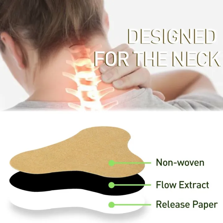 24Pcs/2box Cervical Plaster Wormwood Moxa Self-heating Cushion Shoulder Neck Neck Cervical Relief Pain Moxibustion Patch Heat Sticker arthritis pain relief plaster