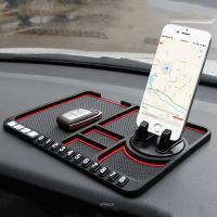 Silicone GM Anti-Slip Pad Car Phone Holder Anti-Slip Sticky Anti-Slip Mobile Phone Holder Parking Number Card Car Mat Gadget