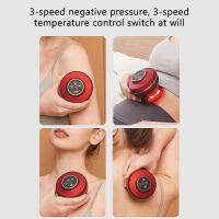 Electric Cupping Massager 3 Temperature Control Vacuum Cupping Portable Scraping Tool for Home Office and Travel