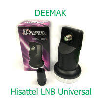 หัวรับสัญญาณ Hisattel-LNBf KU 1 ขั้ว รุ่นHI-U 1.1 Z หัวรับดาวเทียมรีบสัญญาณจาก ไทยคม 8  กล่องห่อด้วย Bubble