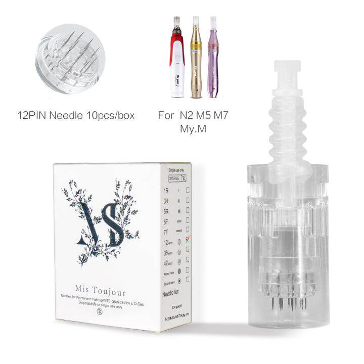10pcs/box Microneedle Cartridges For Dr Pen M8 MTS Skincare Mesotherapy Accessories