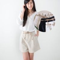 Linen tie short - Sissstyle