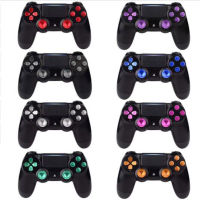 โลหะ og จอยสติ๊ก ThumbStick Grip Caps Dpad Action D-Pad ปุ่มสำหรับ Playstation Dualshock 4 PS4 DS4 Gamepad Controller