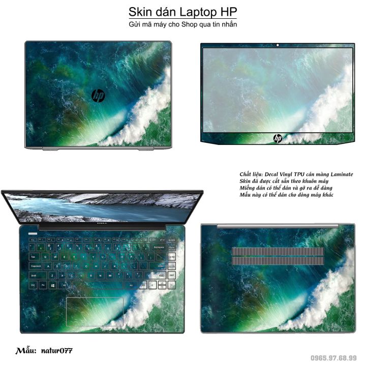 Decal Skin dán Laptop HP mẫu phong cảnh (inbox mã máy cho shop) 
