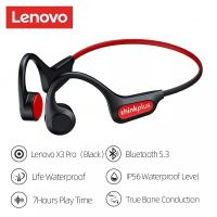 Lenovo Bone Conduction Earphones X3 X4 X3 Pro Bluetooth Hifi Ear-hook Wireless Headset with Mic Waterproof Earbud Cables Converters