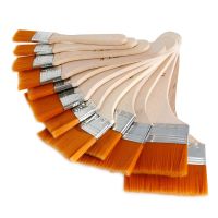 12Pcs Wooden Oil Painting Brush Artist Acrylic Watercolor Paint Art Supply Tool A6HE