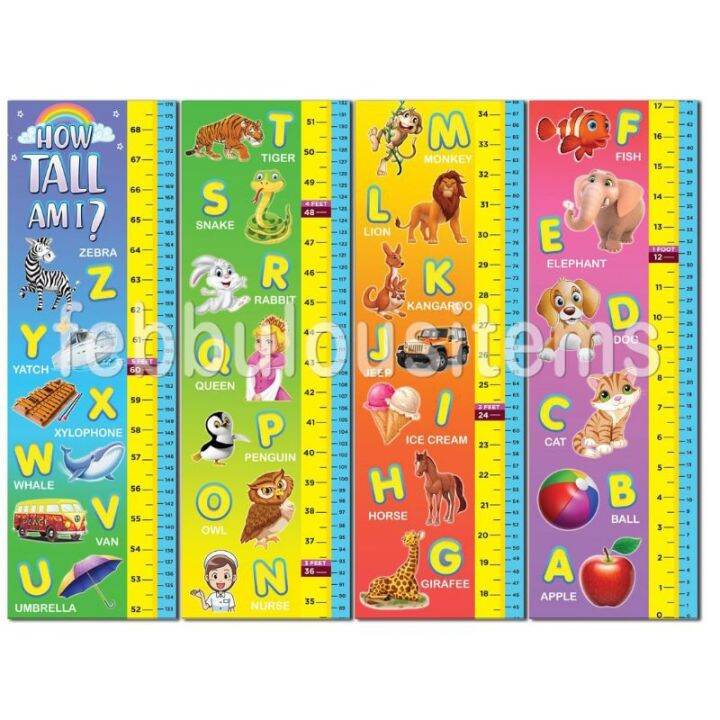  how tall am i height chart measure wall set lazada ph