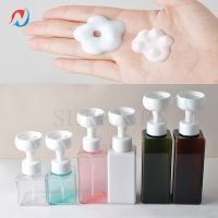 Sheenirs 250ml Liquid Soap Dispenser Foaming Pump Flower Shape Foam Bottle Sanitizer Bottles Shower Gel Bathroom Accessories